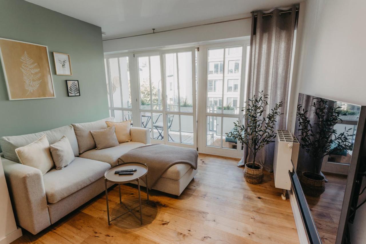 Traber Apartments Im Herzen Leipzigs Balkon Parkplatz Εξωτερικό φωτογραφία