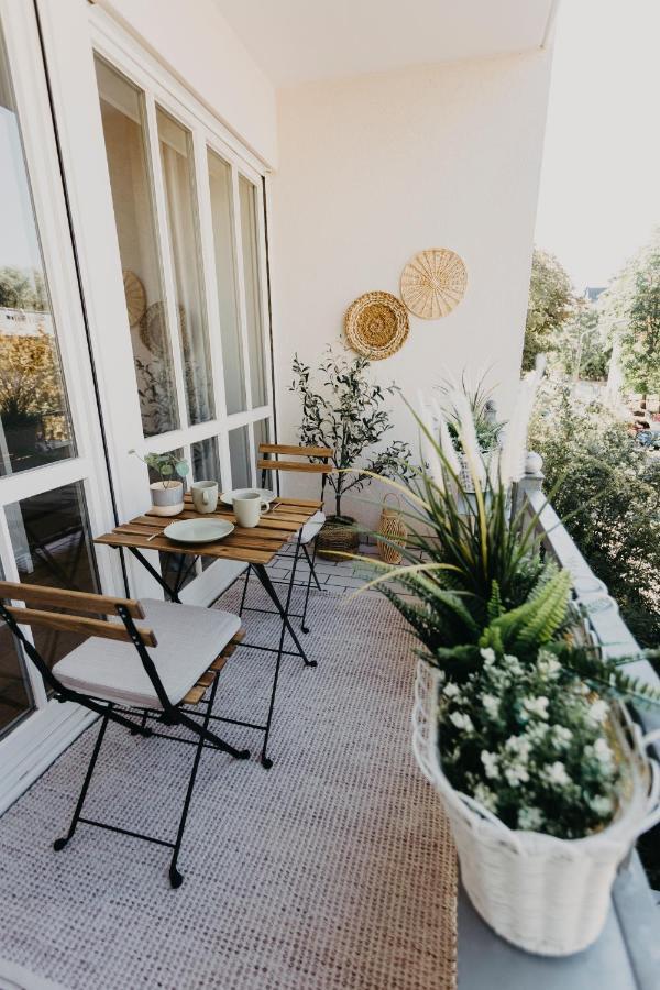 Traber Apartments Im Herzen Leipzigs Balkon Parkplatz Εξωτερικό φωτογραφία