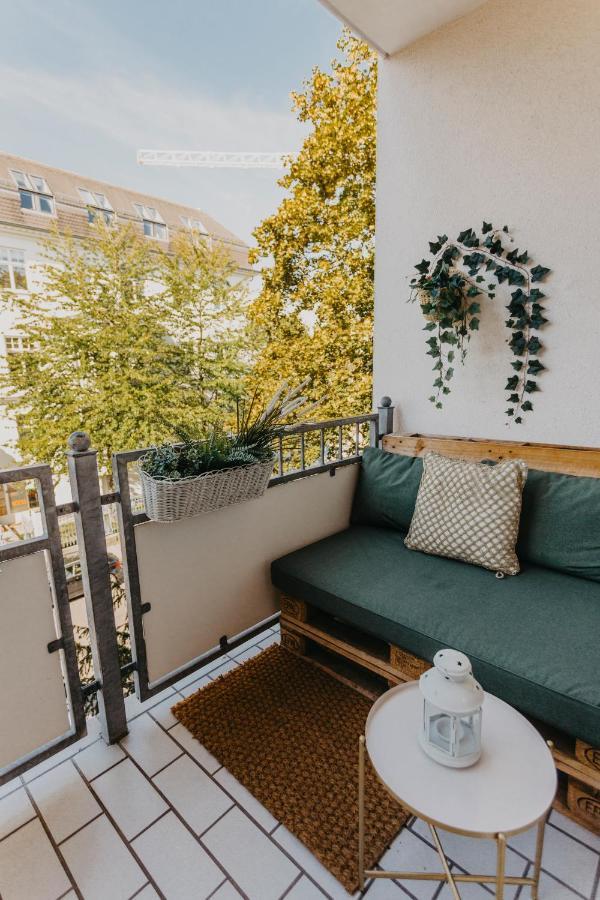 Traber Apartments Im Herzen Leipzigs Balkon Parkplatz Εξωτερικό φωτογραφία