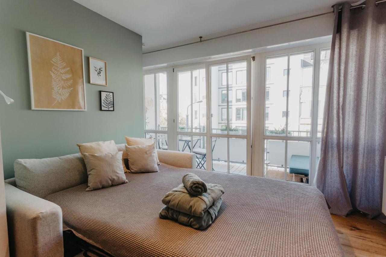 Traber Apartments Im Herzen Leipzigs Balkon Parkplatz Εξωτερικό φωτογραφία